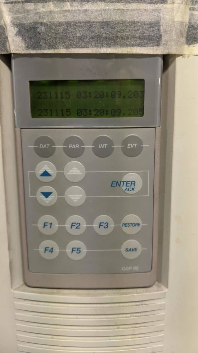 ACS600 azimuth drive control board and diagnostic interface — fault code reading during repair by Ashmit Engineering