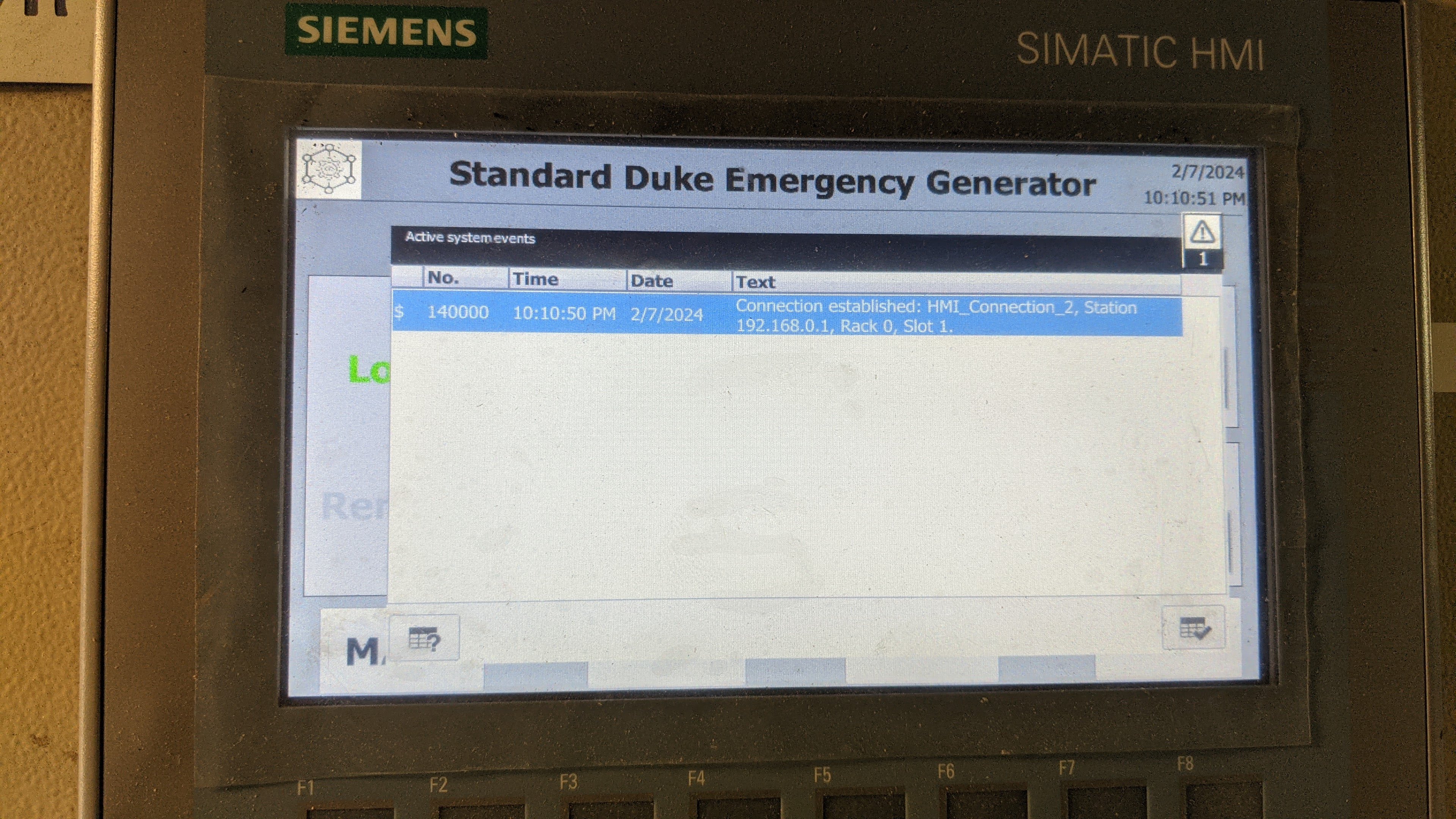 Emergency Generator PLC Control System — Atlantica Duke (ex-Highland Duke), Aberdeen — Ashmit Engineering Ltd